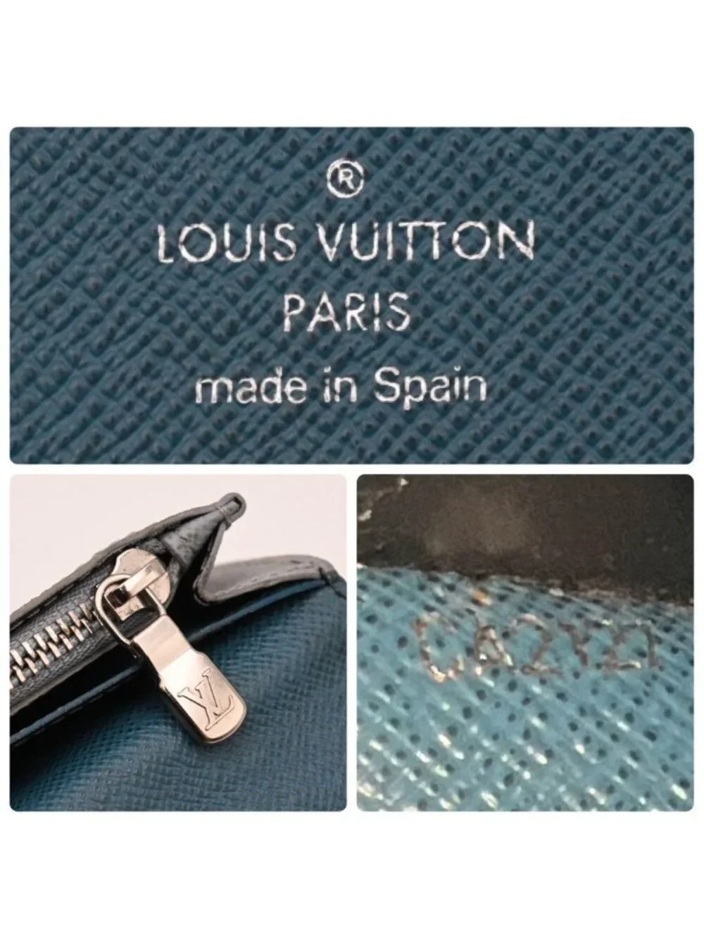 Louis Vuitton Epi Eclipse Portefeuille Brazza Wallet Black